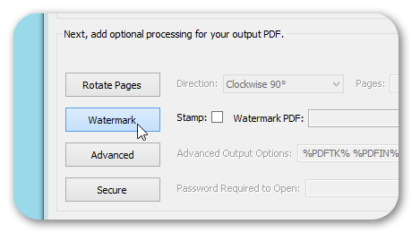 Watermark PDF Option